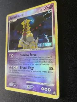 Giratina 4/16 Pokemon Legends Awakened Reverse Stamped 2008 DAMAGED - Image 3