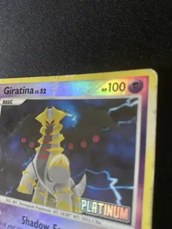 Giratina 4/16 Pokemon Legends Awakened Reverse Stamped 2008 DAMAGED - Image 4