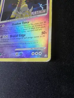 Giratina 4/16 Pokemon Legends Awakened Reverse Stamped 2008 DAMAGED - Image 5