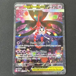 Pokemon TCG Mega Floette Ex Chaos Rising 117/086 Full Art SIR Holo Rare - NM - Image 1