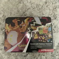 Pokemon TCG Fall 2020 Collectors Chest Tin Lunchbox 5 Booster Packs - Sealed - Image 1