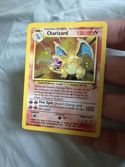Pokemon TCG 2000 Base Set 2 Charizard 4/130 Rare Holo - Image 1