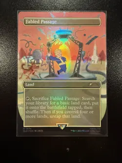 Fabled Passage (Rainbow Foil) Fallout Secret Lair Drop MTG Magic The Gathering - Image 1