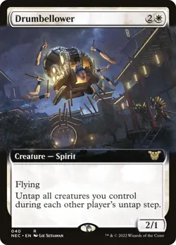 NM - Drumbellower (Extended Art) - 40 - Commander: Kamigawa: Neon Dynasty - Image 1