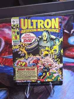 Magic the Gathering Ultron, Artificial Malevolence Borderless Foil 0401 - Marvel - Image 1