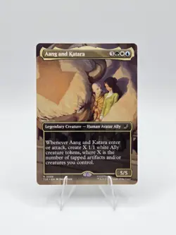 Aang and Katara Borderless Avatar: The Last Airbender: Eternal-Legal Regular NM - Image 1
