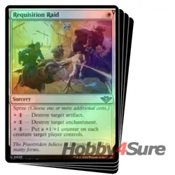 Foil Requisition Raid X4 M/NM Magic MTG Outlaws Of Thunder Junction - Image 1
