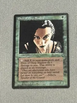 Magic The Gathering Elves of Deep Shadow - The Dark - MTG - Image 1
