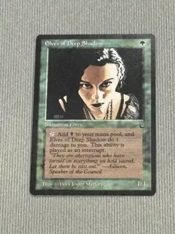 Magic The Gathering Elves of Deep Shadow - The Dark - MTG - Image 5