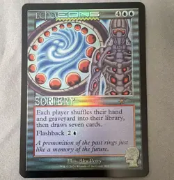 Magic: The Gathering Echoes 821 Rare Blue Sorcery Deckmaster (2024) - Image 1