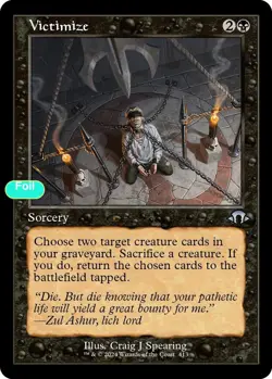 Victimize (Retro Frame) - Foil - MH3 - 413 NM/LP - Image 1