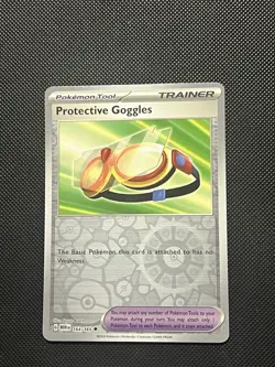 Pokemon ENGLISH - 151 - Protective Goggles - 164/165 - Reverse Holo - M/NM - Image 2
