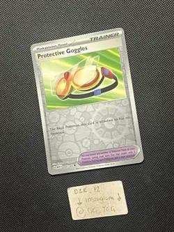 Pokemon ENGLISH - 151 - Protective Goggles - 164/165 - Reverse Holo - M/NM - Image 3