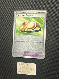 Pokemon ENGLISH - 151 - Protective Goggles - 164/165 - Reverse Holo - M/NM - Image 4