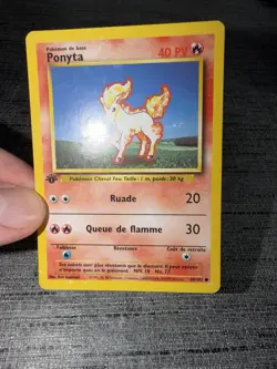 Carte Pokemon Ponyta 60/102 Edition 1 Set De Base Wizards Francais OCCASION - Image 3