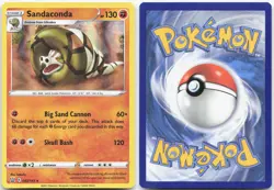 SANDACONDA 082/163 Battle Styles Pokemon Rare Holo Near Mint - Image 3