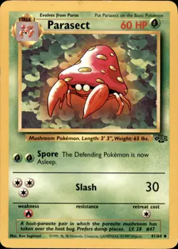 Pokemon - 41/64 Parasect - Jungle - Englisch - Unlimitiert - Image 1