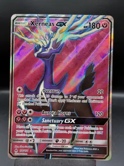 Xerneas GX - 126/131 - Full Art Ultra Rare Pokemon Forbidden NM - Image 1