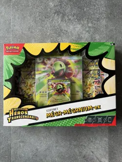 Pokemon Coffret Mega-Meganium EX ME2.5 Heros Transcendants Scelle FR - Image 1