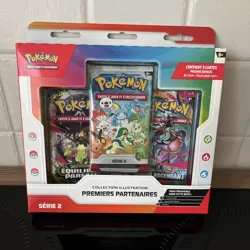 Pokemon Coffret Collection Illustration Premiers Partenaires Serie 2 FRance - Image 1