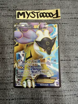 Carte Pokemon Raikou EX 105/108 Full Art Noir & Blanc Explorateurs Obscurs FR - Image 1