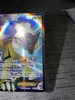 Carte Pokemon Raikou EX 105/108 Full Art Noir & Blanc Explorateurs Obscurs FR - Image 5