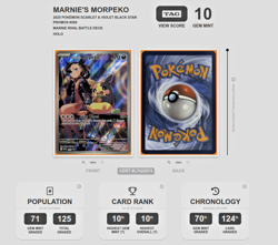 Pokemon TCG Marnie’s Morpeko 206 Sv: Scarlet & Violet Promo - TAG 10 Gem Mint - Image 3