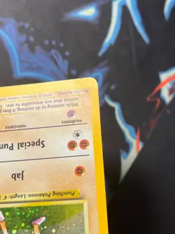 Hitmonchan 8/130 Holo Rare Base Set 2 - Pokemon Card WOTC - MP - Image 3