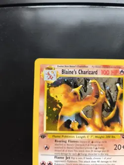 Pokemon Blaine's Charizard 2/132 1st Edition Gym Challenge 1 Glurak Holo Rare - Image 2