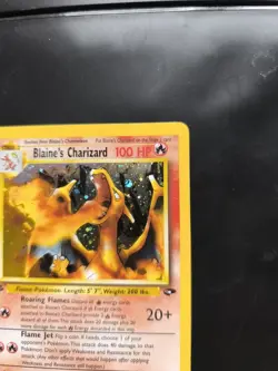 Pokemon Blaine's Charizard 2/132 1st Edition Gym Challenge 1 Glurak Holo Rare - Image 3