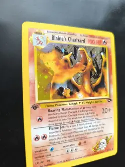 Pokemon Blaine's Charizard 2/132 1st Edition Gym Challenge 1 Glurak Holo Rare - Image 5