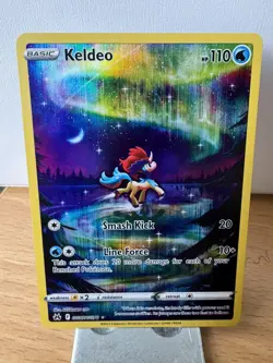 Pokemon TCG Keldeo Crown Zenith: Galarian Gallery Gg07/Gg70 Holo Holo Rare - Image 1
