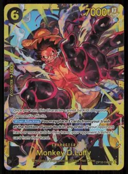 Monkey.D.Luffy (118) OP10-118 Secret Rare Royal Blood One Piece Foil Near Mint - Image 1