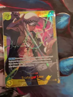 Trafalgar Law OP10-119 Secret Rare Royal Blood One Piece TCG - Image 1