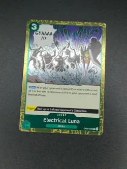 Electrical Luna OP08-036 Rare Two Legends One Piece Foil Lightly Played - Image 1