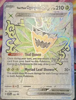 Pokemon Teal Mask Ogerpon ex (Black Star Promo) SVP166 English NM/M - Image 1