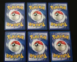 1st Edition Base Set Shadowless Lot Of 6 Pokemon 1999 WOTC - Image 5
