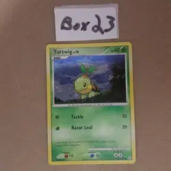 Turtwig 103/130 - Cosmos Holo BLEED - Diamond & Pearl - Promo POKEMON Card - LP - Image 1