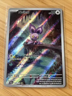 Noibat 169/159 Journey Together Illustration Rare Pokemon TCG Card - Image 1