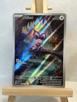 Pokemon TCG Noibat Illustration Rare Card 169/159 Journey Together Pack - Image 1