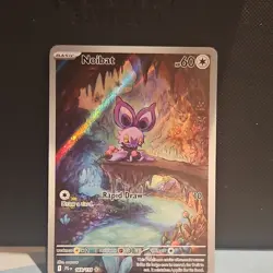 Pokemon TCG Noibat Illustration Rare Card 169/159 Journey Together Pack - Image 1