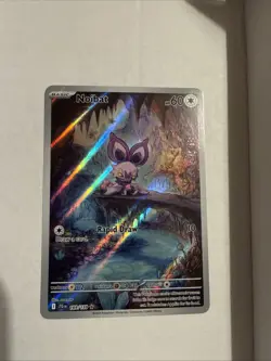 Pokemon TCG Noibat Illustration Rare Card 169/159 Journey Together - Image 1