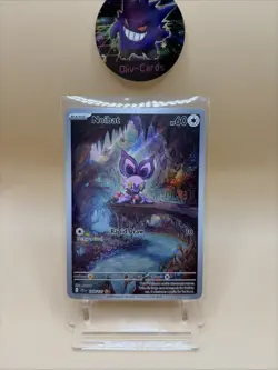 Pokemon TCG Noibat Illustration Rare Card 169/159 Journey Together Pack - Image 1