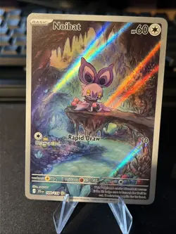 Pokemon TCG Noibat Illustration Rare Card 169/159 Journey Together NM - Image 1
