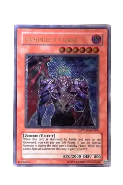 Unlimited Edition Vampire's Curse PTDN-EN090 Near Mint Ultimate Rare - Image 1