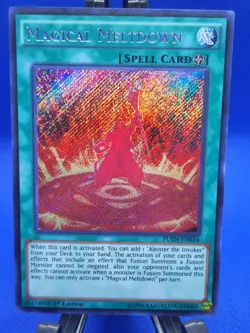 YUGIOH COLLECTOR'S MAGICAL MELTDOWN FUEN-EN034 1ST SECRET +BONUS - Image 1