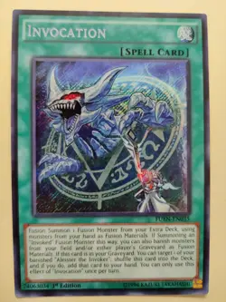Invocation FUEN-EN035 1st Edition Secret Rare VLP - Image 1