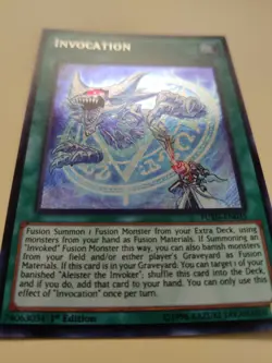 Invocation FUEN-EN035 1st Edition Secret Rare VLP - Image 3