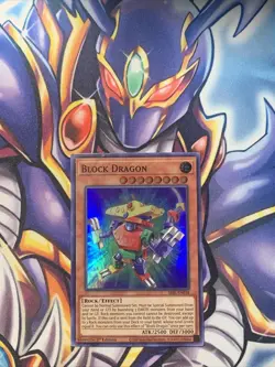1x Block Dragon - SESL-EN038 - Super Rare - 1st Edition YuGiOh - Image 1