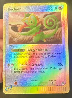 Kecleon 18/100 2003 EX Sandstorm Pokemon Card TCG e-Series Reverse Holo Rare Mp - Image 4